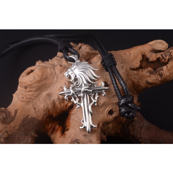 925 Silver Cross Pendant - Final Fantasy VIII Griever Legendary Edition