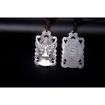 990 Pure Silver Yazi Guardian Pendant