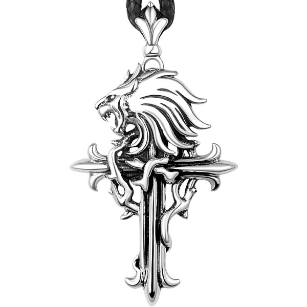 925 Silver Cross Pendant - Final Fantasy VIII Griever Legendary Edition