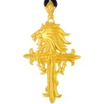 999 Pure Gold Cross Pendant - Final Fantasy VIII Griever Legendary Collector's Edition