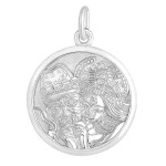 Pt950 Platinum Palden Lhamo Six-Syllable Mantra Pendant