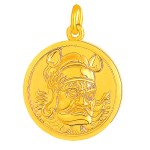 999 Pure Gold Ancient-method Zhong Kui Pendant - Blessing & Home Protection Deity