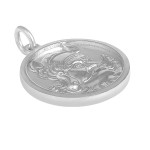 Pt950 Platinum Zhong Kui Pendant - Blessing & Home Protection Deity