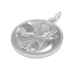 Pt950 Platinum Zhong Kui Pendant - Blessing & Home Protection Deity