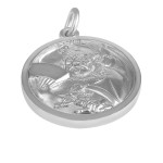 Pt950 Platinum Zhong Kui Pendant - Blessing & Home Protection Deity