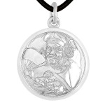 Pt950 Platinum Zhong Kui Pendant - Blessing & Home Protection Deity