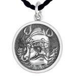 925 Silver Zhong Kui Thai Silver Pendant - Blessing & Home Protection Deity