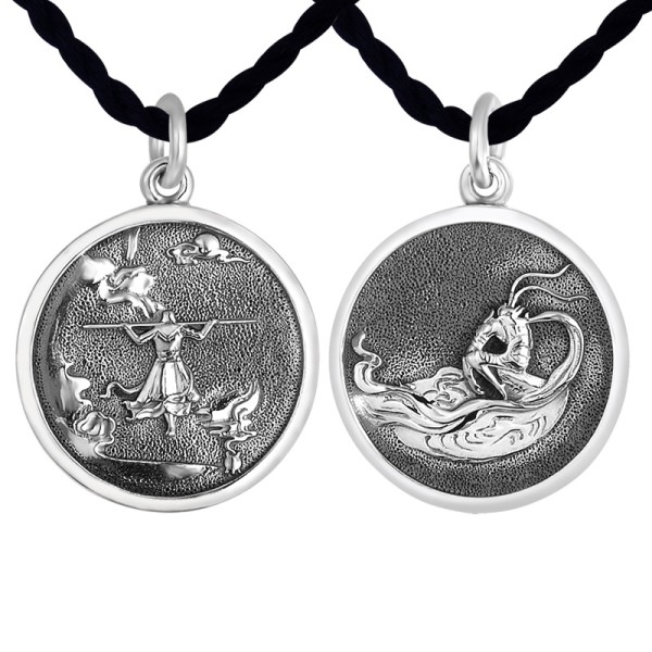 925 Silver Great Sage Equal to Heaven Sun Wukong Pendant