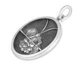 925 Silver Victorious Fighting Buddha Sun Wukong Pendant