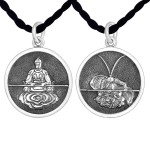 925 Silver Victorious Fighting Buddha Sun Wukong Pendant