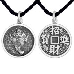 925 Silver Three-Legged Toad Wealth Coin Pendant