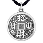 925 Silver Kylin Wealth Double-Sided Pendant