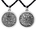 925 Silver Garuda and Great Wall Theme Pendant