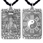 925 Silver Ziwei Emperor Bagua Pendant