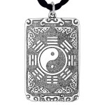 925 Silver Ziwei Emperor Bagua Pendant