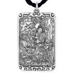 925 Silver Thunder Patriarch Bagua Pendant