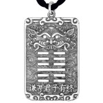 925 Silver Liu Hai Playing with Toad Bagua Pendant