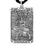 925 Silver Zhang Daoling Celestial Master Bagua Pendant