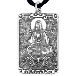 925 Silver Hongjun Laozu Bagua Pendant