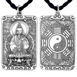 925 Silver Yuanshi Tianzun Bagua Pendant