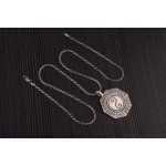 925 Silver Bagua Talisman Pendant