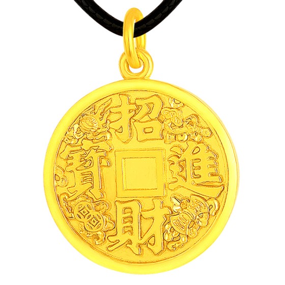 999 Pure Gold Ancient-method Pi Xiu Wealth Attracting Pendant