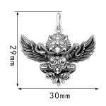 925 Silver Garuda Divine Bird Soaring Pendant