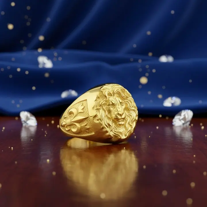 Egyptian Guard - Sovereign Lion Ring